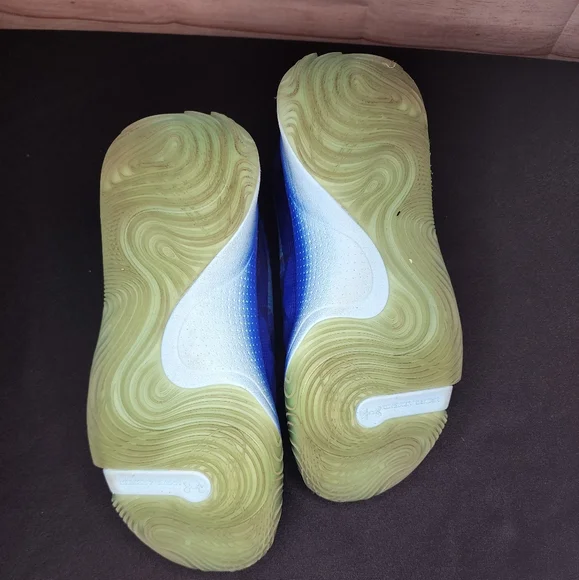 Under Armour Men's Blue and Orange Athletic Shoes - Picture 8 of 11